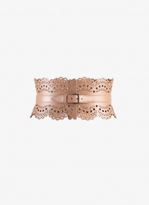 Alaia Bustier Korsettbelter Dame Sandy Norge | L8L-5282