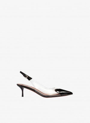 Alaia Le Cœur Slingbacks Pumps Dame Svarte Norge | O4P-9543