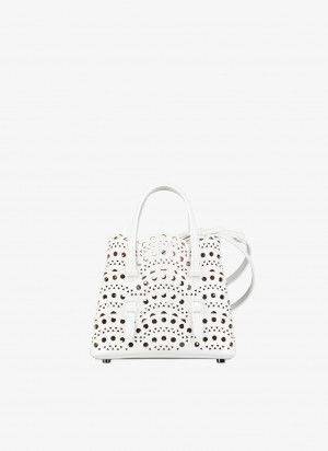 Alaia Mina 16 Tote Veske Dame Hvite Norge | Q9E-2643