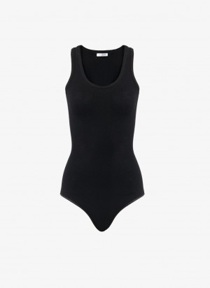 Alaia Tank Body Bodysuit Dame Svarte Norge | V8B-3488