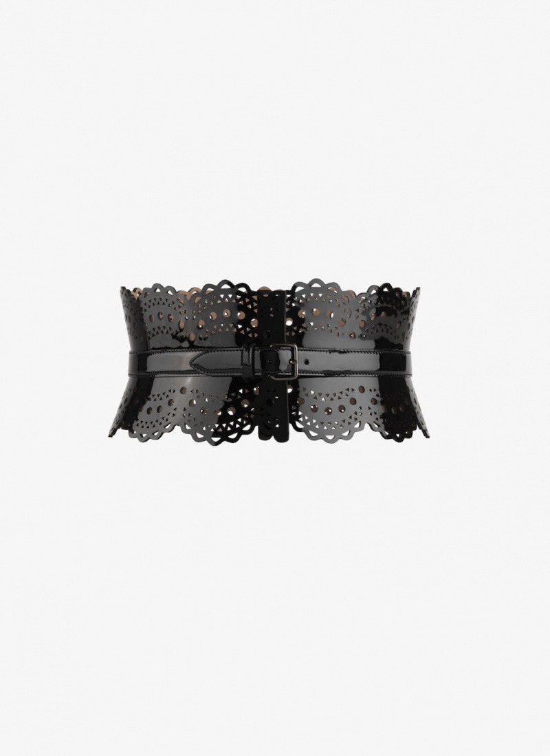 Alaia Bustier Korsettbelter Dame Svarte Norge | J9B-7493