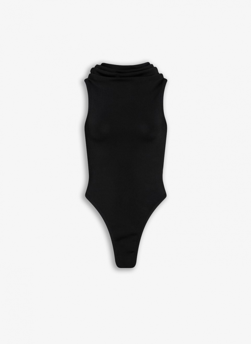 Alaia Hette Stretch Body Bodysuit Dame Svarte Norge | H3D-0645