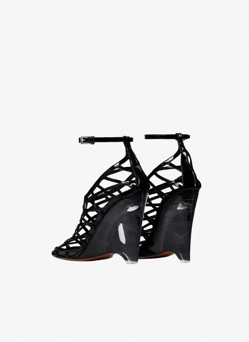 Alaia La Cage Wedge Pumps Dame Svarte Norge | A0U-0125