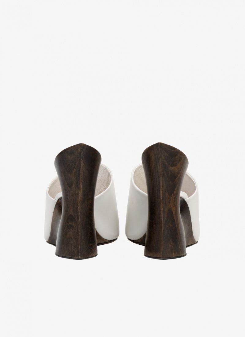 Alaia La Sculpture Mules Dame Off-white Norge | A9M-5450