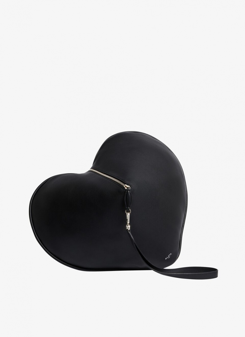 Alaia Le Coeur Soft Pouch Clutch Vesker Dame Svarte Norge | W1C-0702