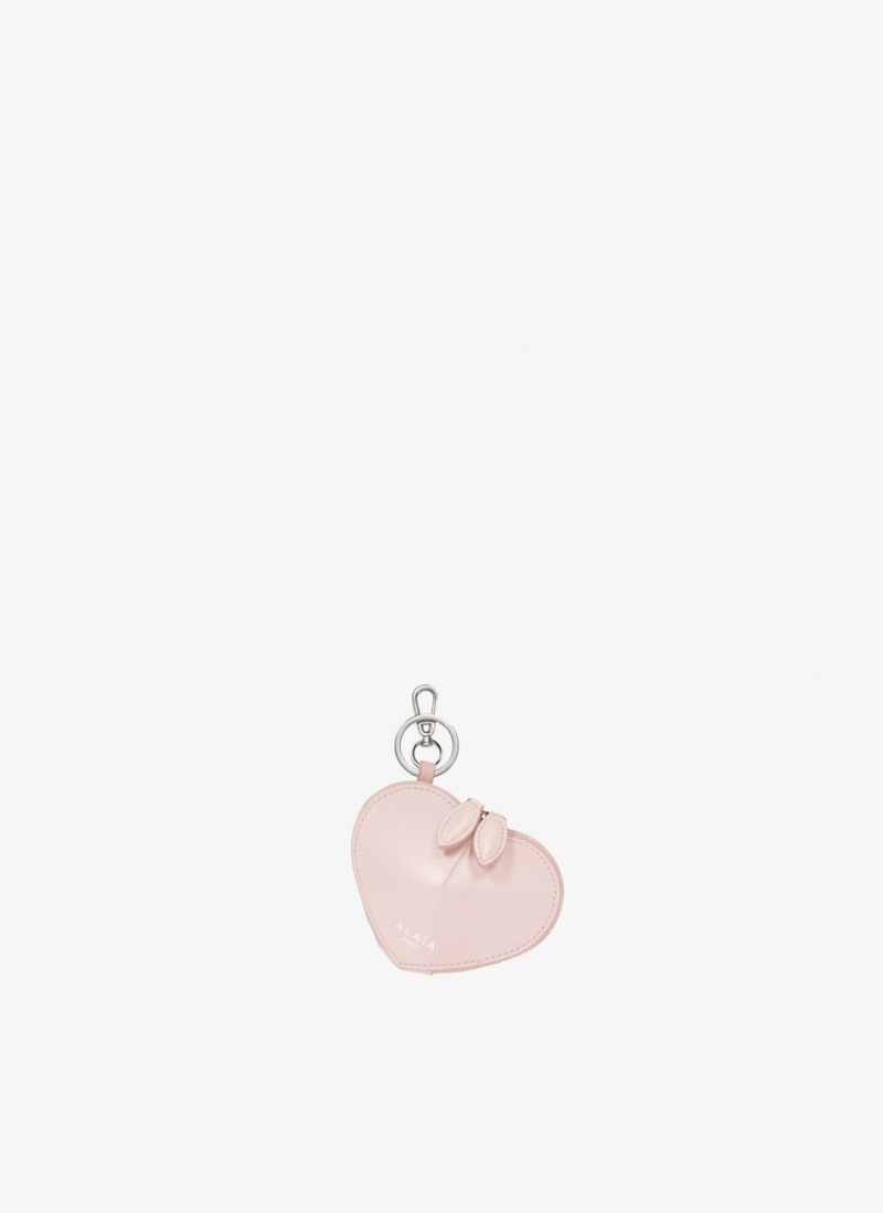 Alaia Le Cœur Coin Purse Lommebok Dame Rosa Norge | J1R-6061