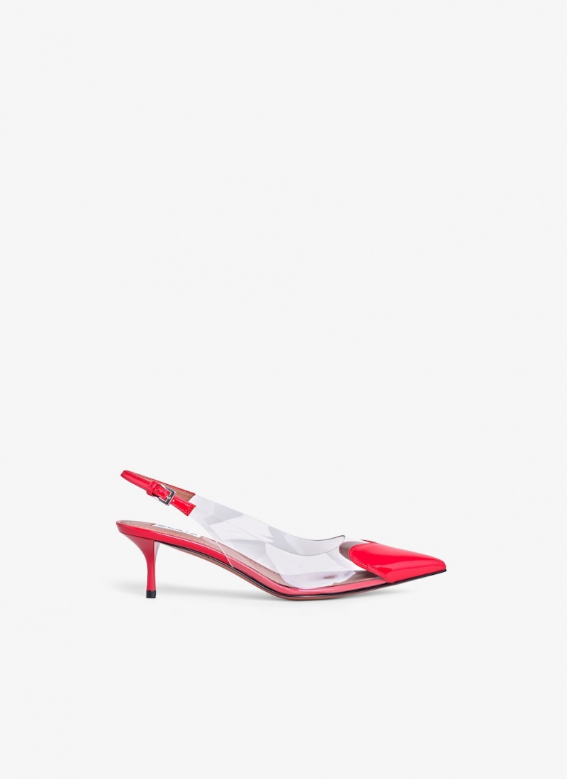 Alaia Le Cœur Slingbacks Pumps Dame Rød Norge | U7A-1131