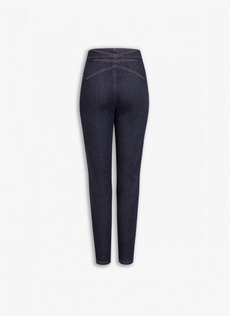 Alaia Legging Bukse Dame Blå Norge | T4O-9230