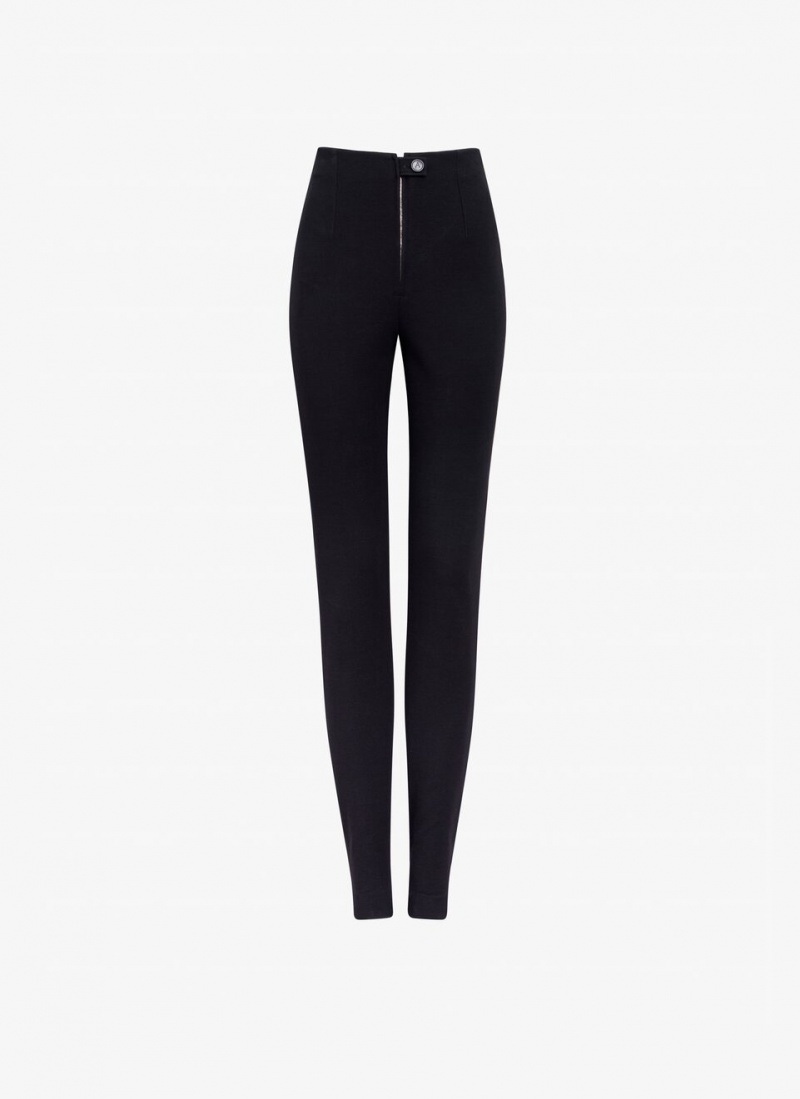 Alaia Legging Bukse Dame Svarte Norge | A7N-5936