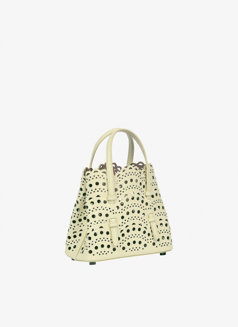 Alaia Mina 16 Tote Veske Dame Gul Norge | W2D-5925