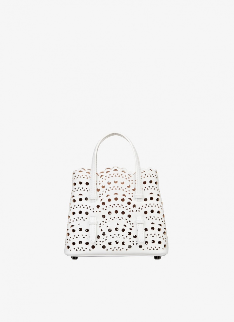 Alaia Mina 16 Tote Veske Dame Hvite Norge | Q9E-2643