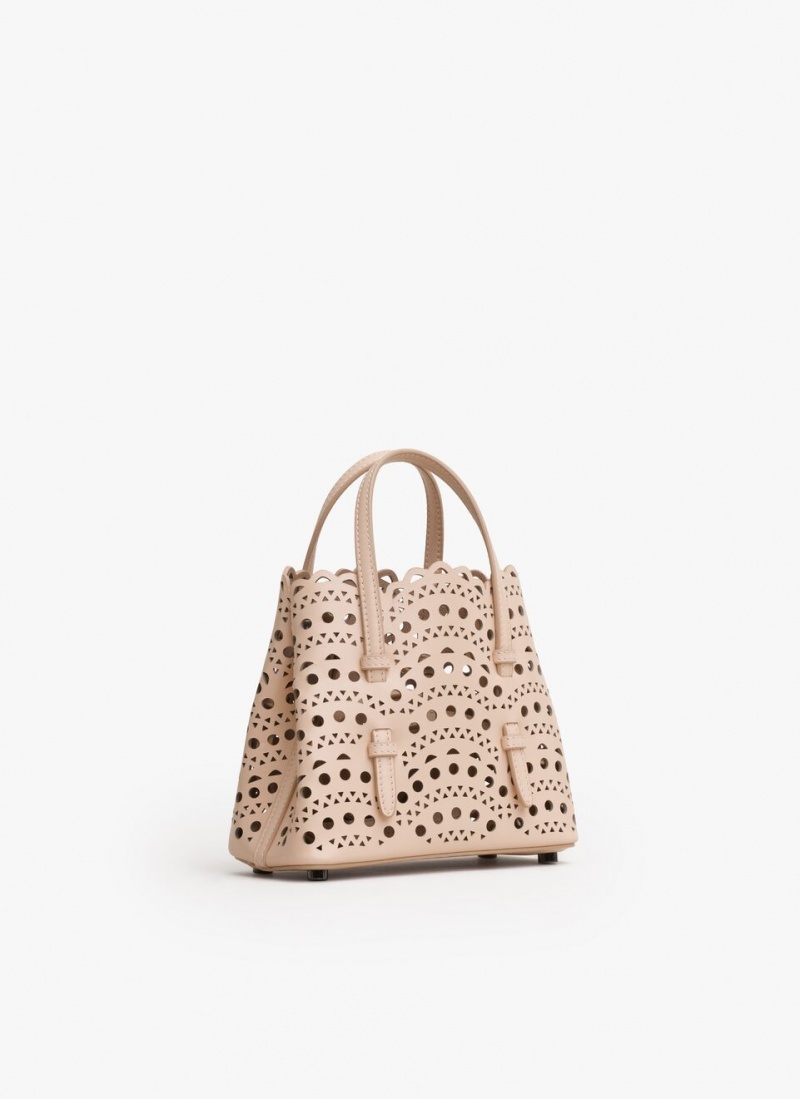 Alaia Mina 16 Tote Veske Dame Nude Norge | V6B-4377