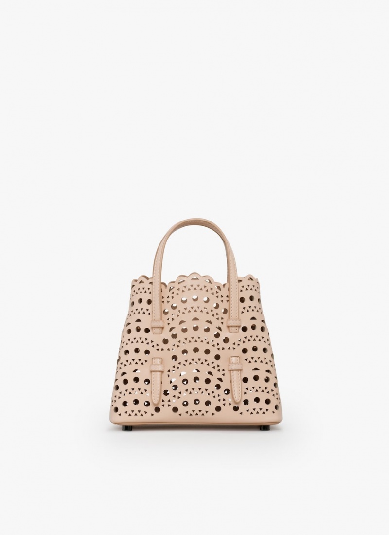 Alaia Mina 16 Tote Veske Dame Nude Norge | V6B-4377