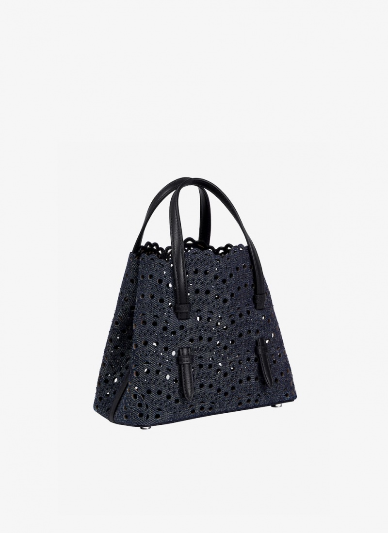 Alaia Mina 20 Tote Veske Dame Blå Norge | P6V-3766