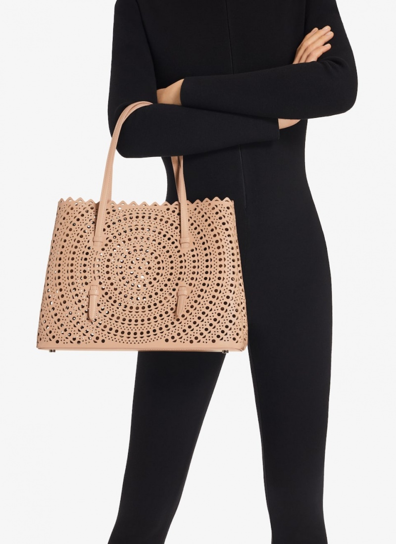 Alaia Mina 32 Tote Veske Dame Sandy Norge | K5M-9737