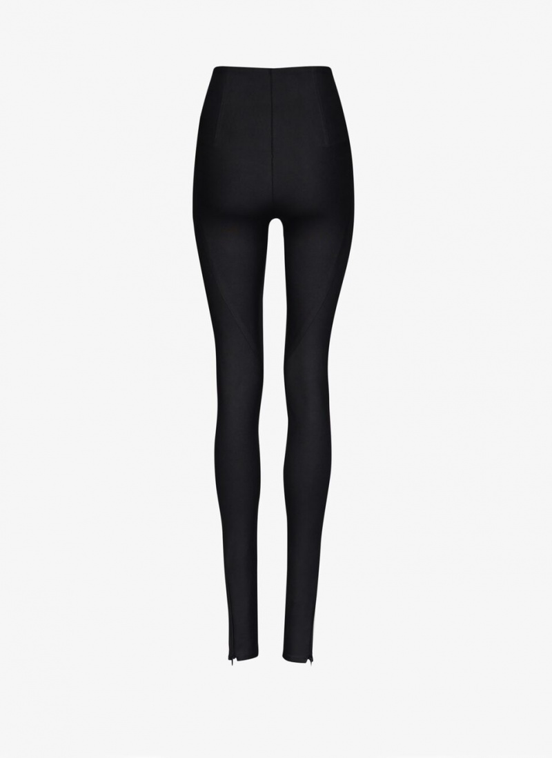 Alaia Sculpting Jersey Leggings Dame Svarte Norge | T5L-4375