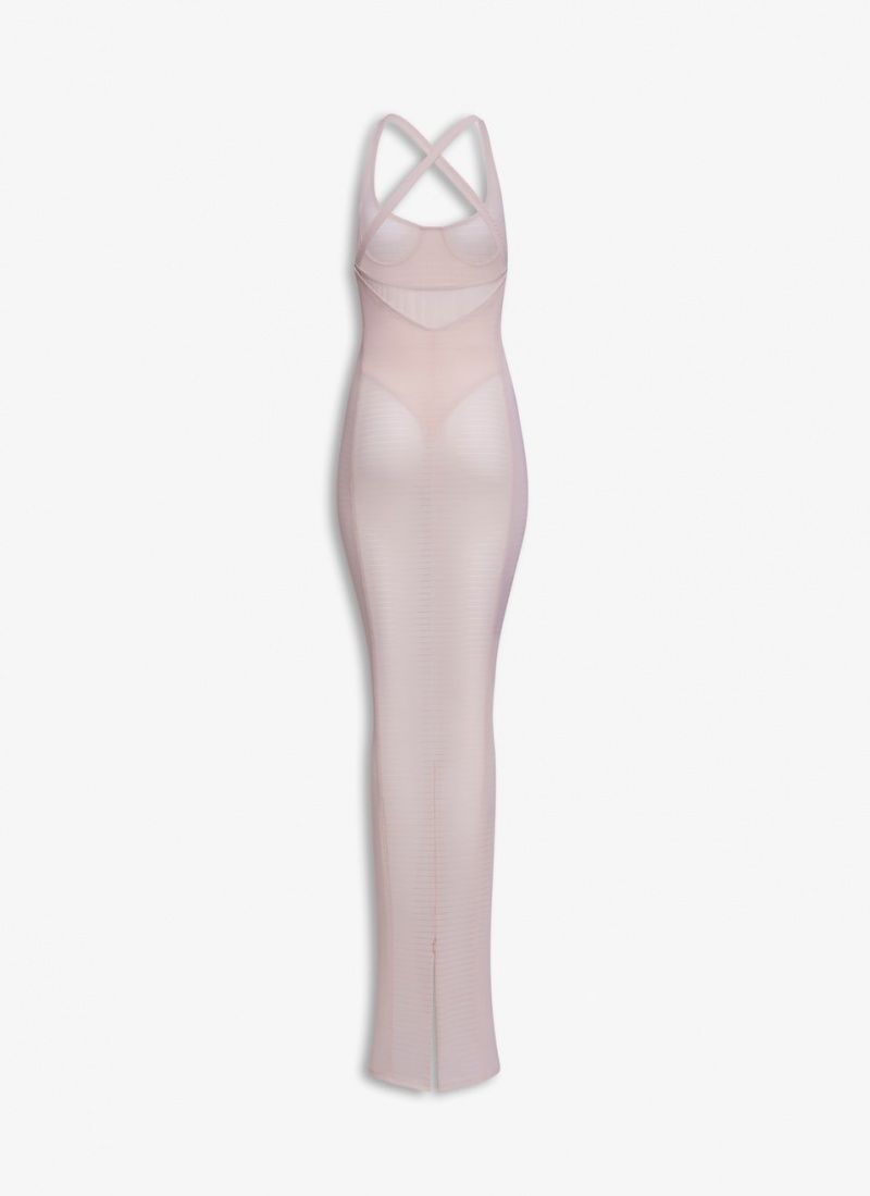 Alaia Sculpting Kjole Dame Nude Norge | K0O-7522