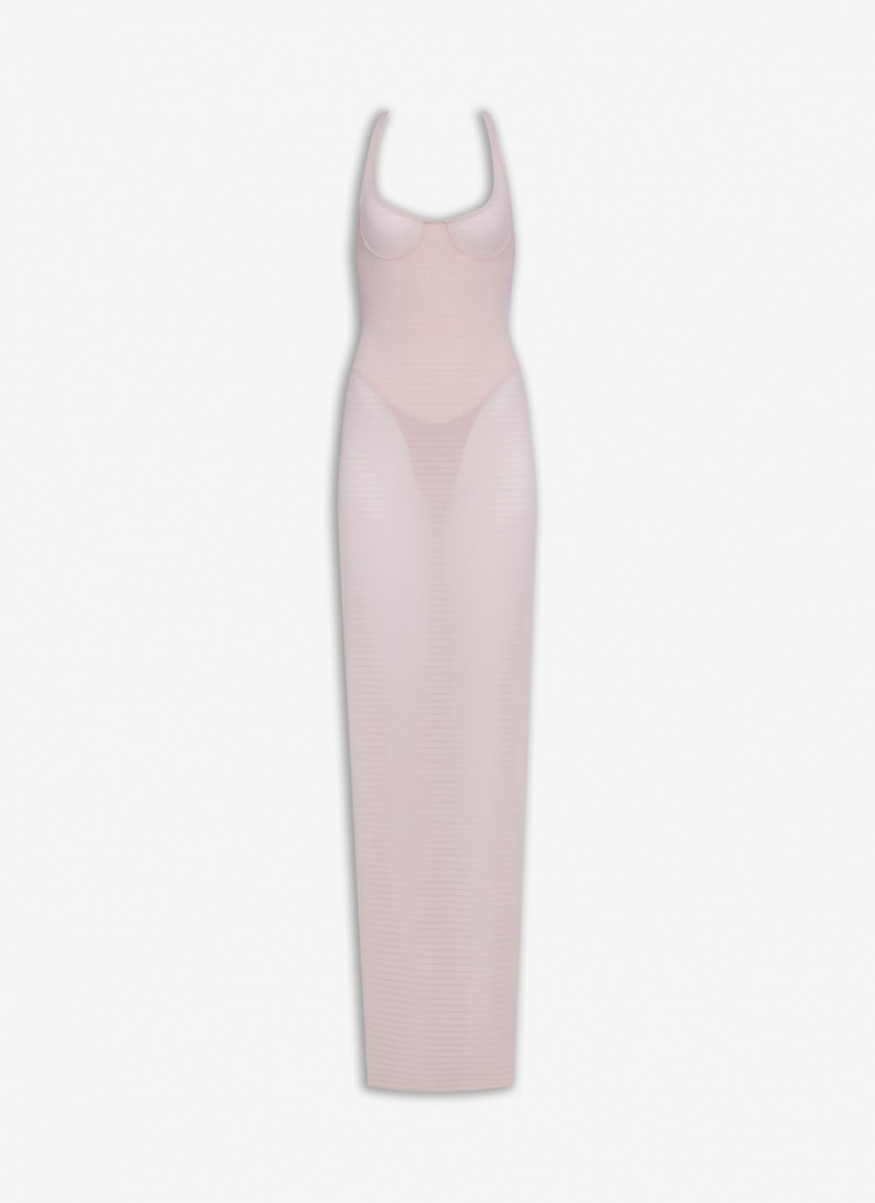 Alaia Sculpting Kjole Dame Nude Norge | K0O-7522