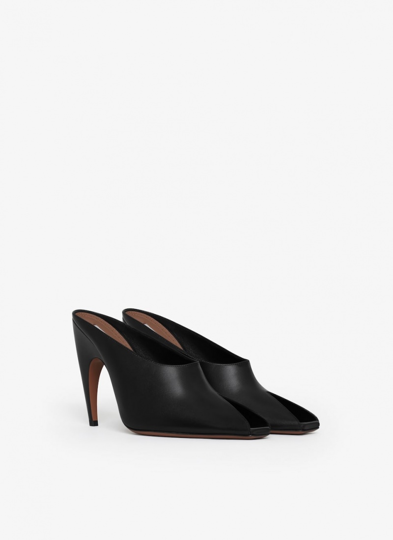 Alaia Spike Mules Dame Svarte Norge | K4C-5318