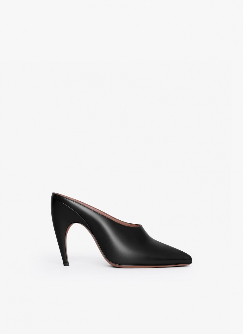 Alaia Spike Mules Dame Svarte Norge | K4C-5318