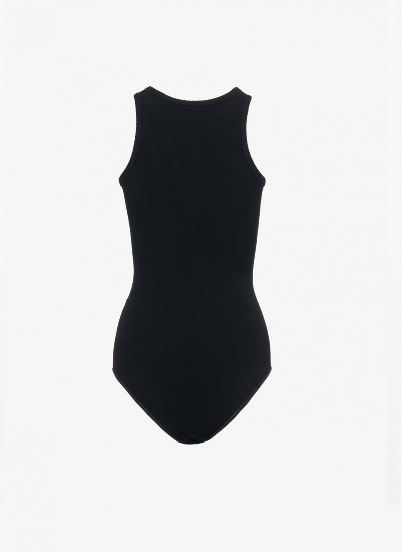 Alaia Tank Body Bodysuit Dame Svarte Norge | V8B-3488