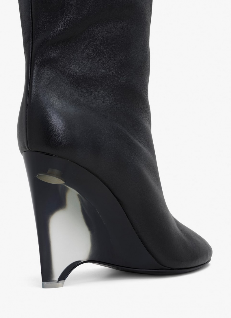 Alaia Wedge Støvler Dame Svarte Norge | P1K-4904